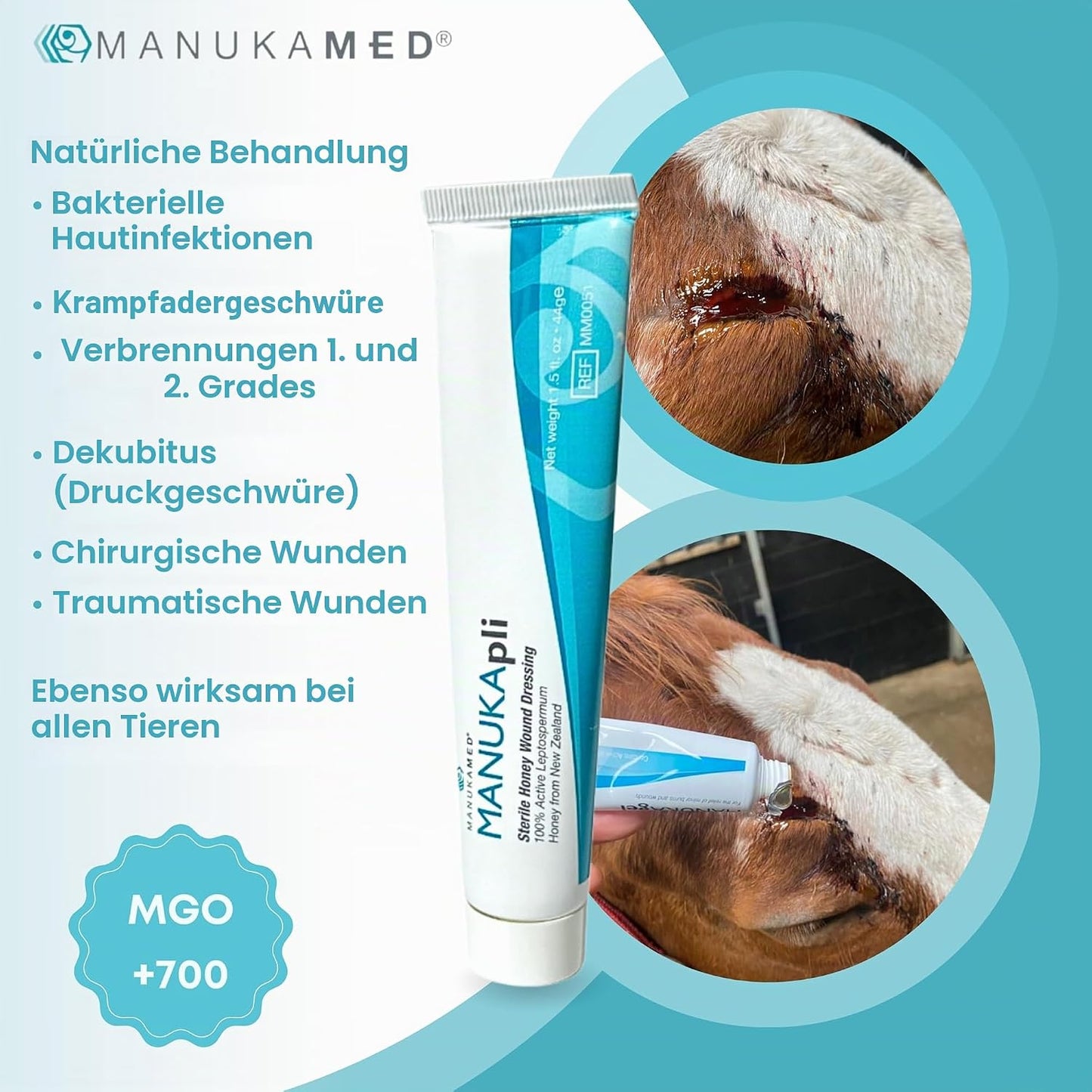 ManukaMed MANUKApli Wound and Healing Ointment (1 x 44 g)