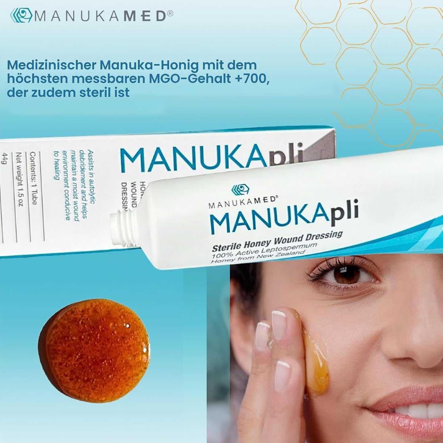 ManukaMed MANUKApli Wound and Healing Ointment (1 x 44 g)