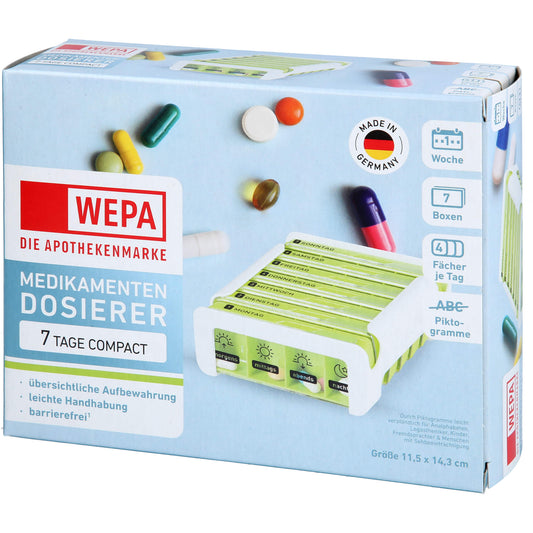 Medicine box, WEPA 7 Days Compact Weekly Magazine