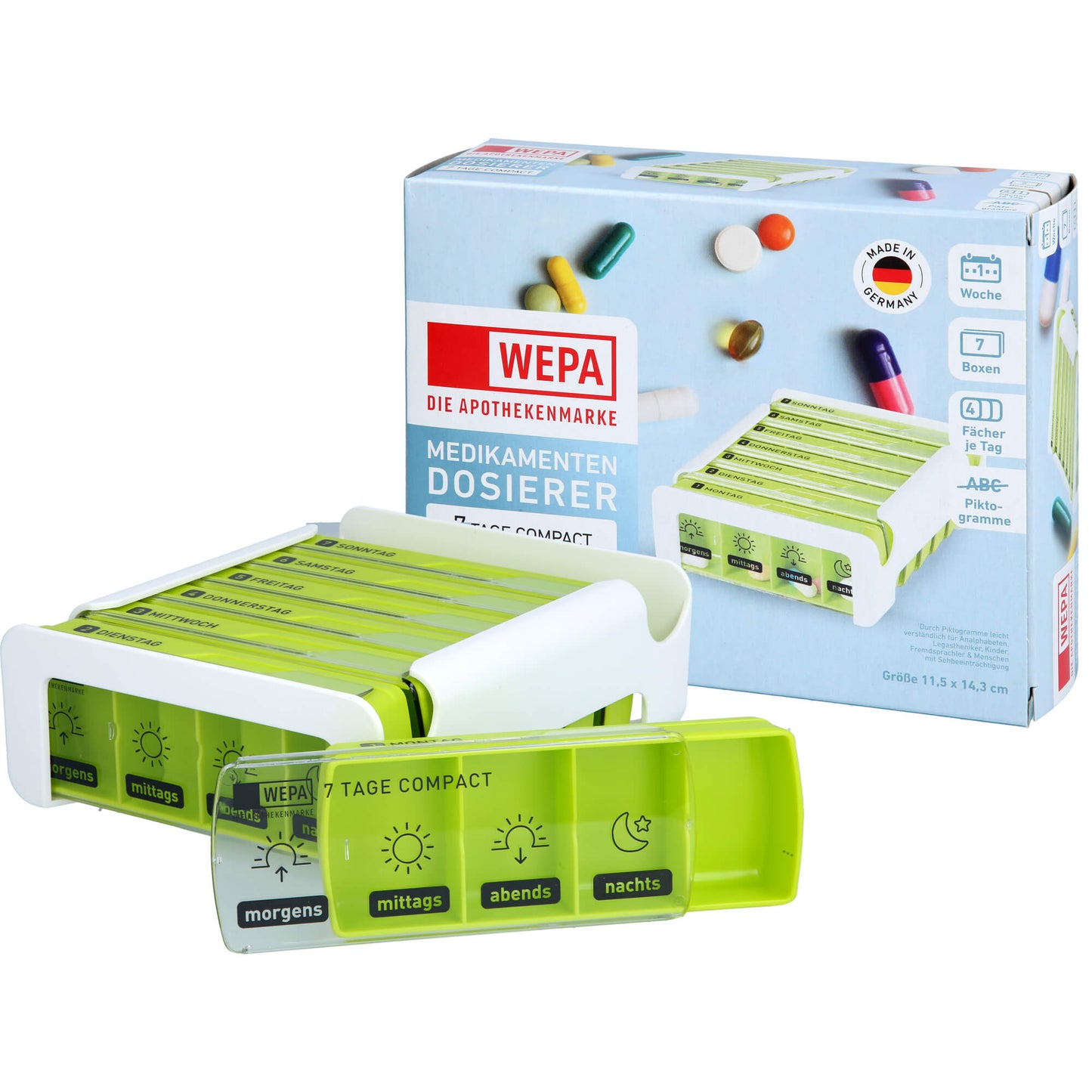 Medicine box, WEPA 7 Days Compact Weekly Magazine