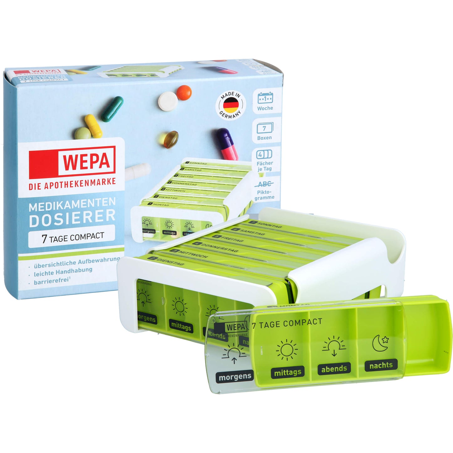 Medicine box, WEPA 7 Days Compact Weekly Magazine