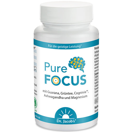 Memory, mood, PURE FOCUS tablets Dr.Jacobs