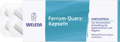Migraine, concussion and exhaustion, FERRUM QUARZ hard capsules UK