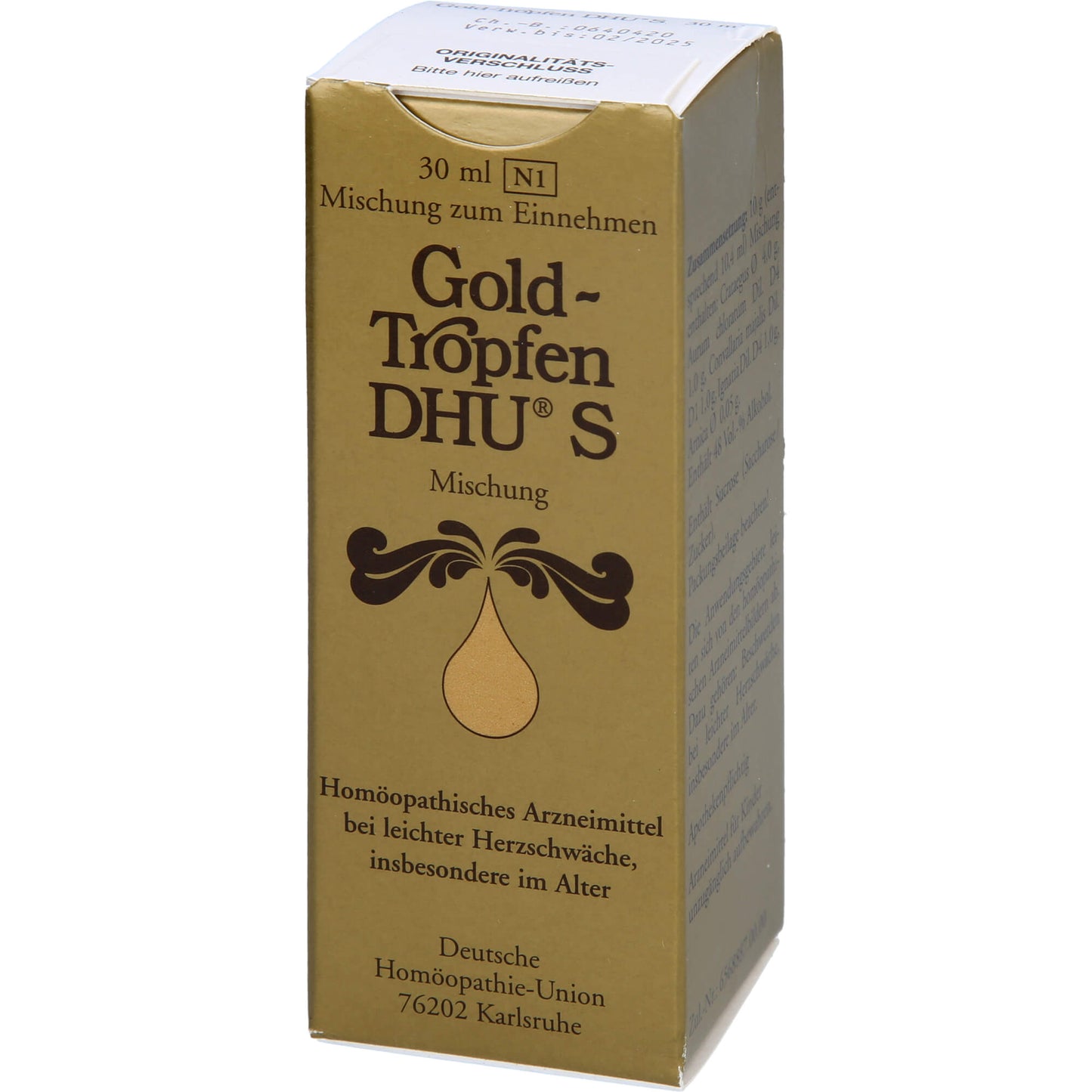 Mild heart failure symptoms, GOLDTROPFEN DHU S Mixture
