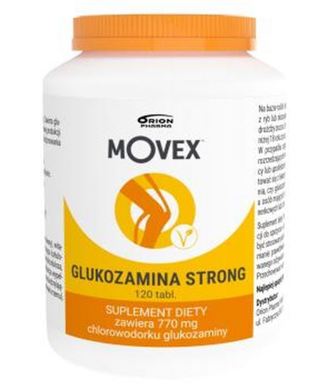 Movex Glucosamine Strong 120 tablets Joint Support Supplement
