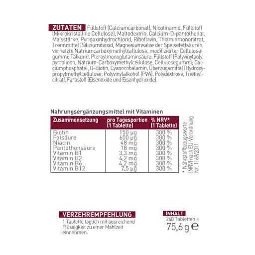 N1 Vitamin B Complex Tablets