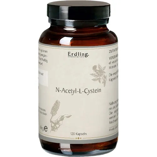 NAC N-Acetyl-L-Cysteine vegetarian capsules Erdling 120 count