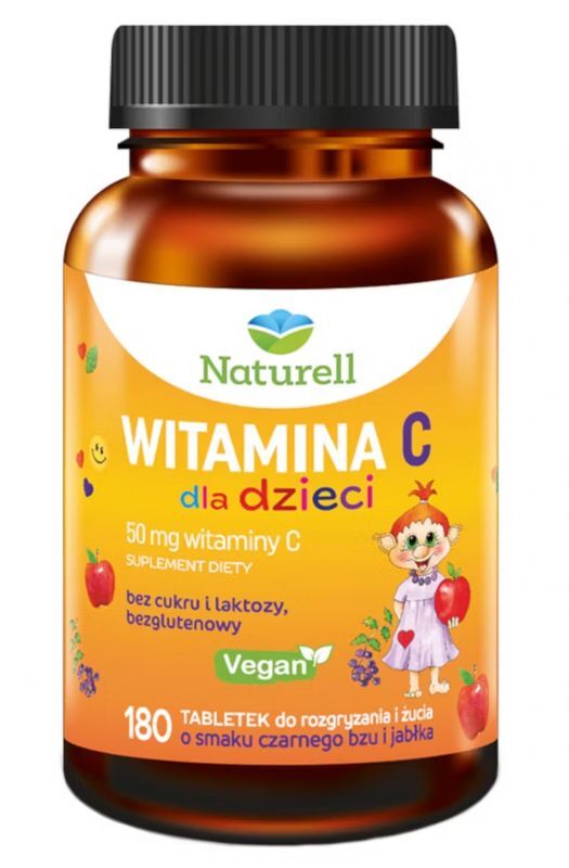 NATUREL Vitamin C for Children 180 Chewable Tablets
