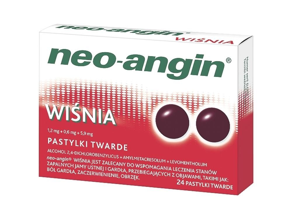 NEO-Angin Cherry x 24 pills, local anesthetic