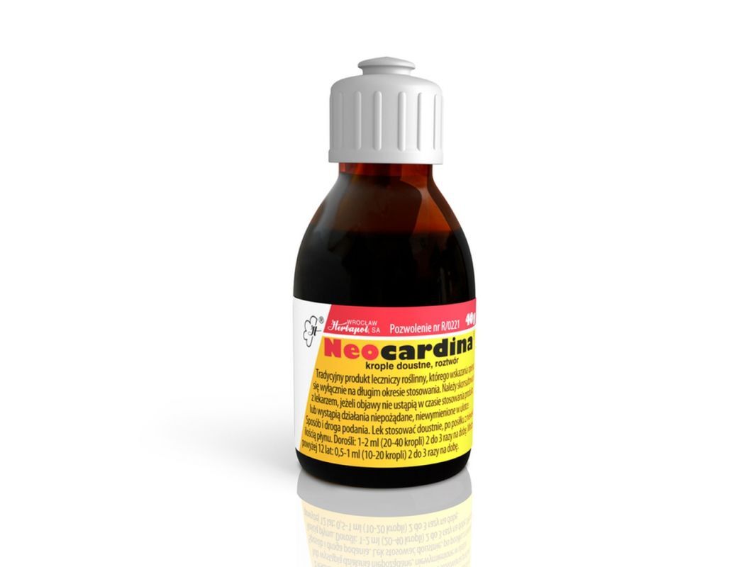 NEOCARDINA drops 40g, heart rhythm disorders