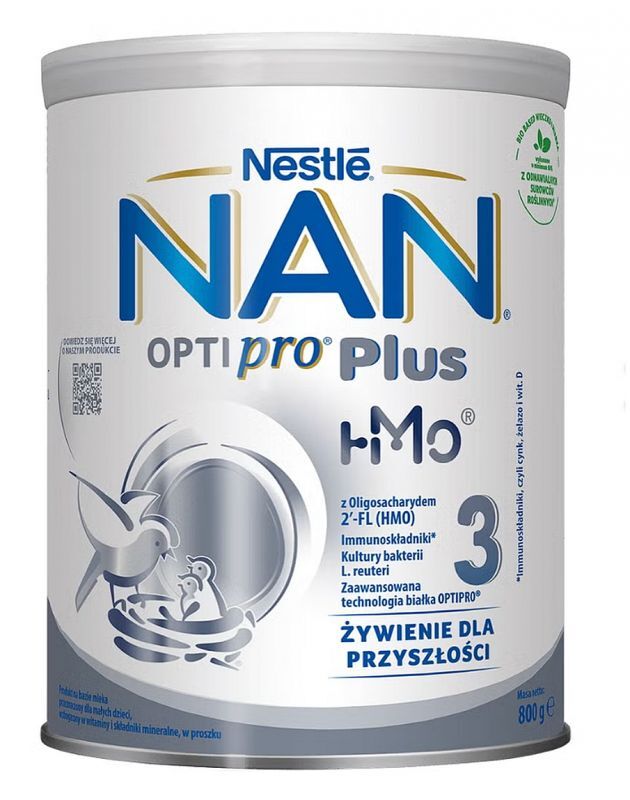 NESTLE NAN OPTIpro Plus 3 Formula milk for children after 1 year 800 g