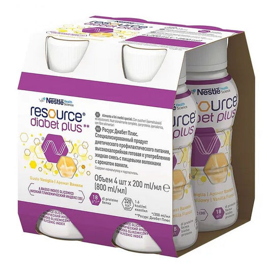 NESTLE Resource Diabet Plus Vanilla Flavored Liquid