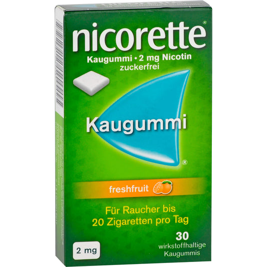 NICORETTE Chewing Gum 2 mg freshfruit