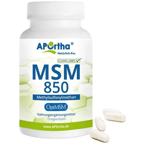 NORDHIT OptiMSM 850 mg MSM Capsules 120 pcs