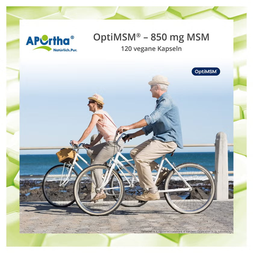 NORDHIT OptiMSM 850 mg MSM Capsules 120 pcs