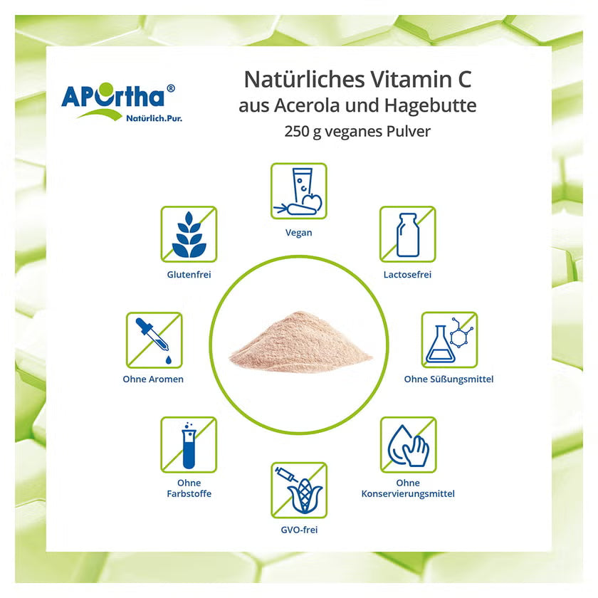 NORDHIT natural vitamin C vegetarian powder