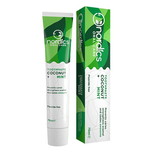 NORDICS Toothpaste Anti-Caries Coconut Mint without Fluoride – ELIVERA UK