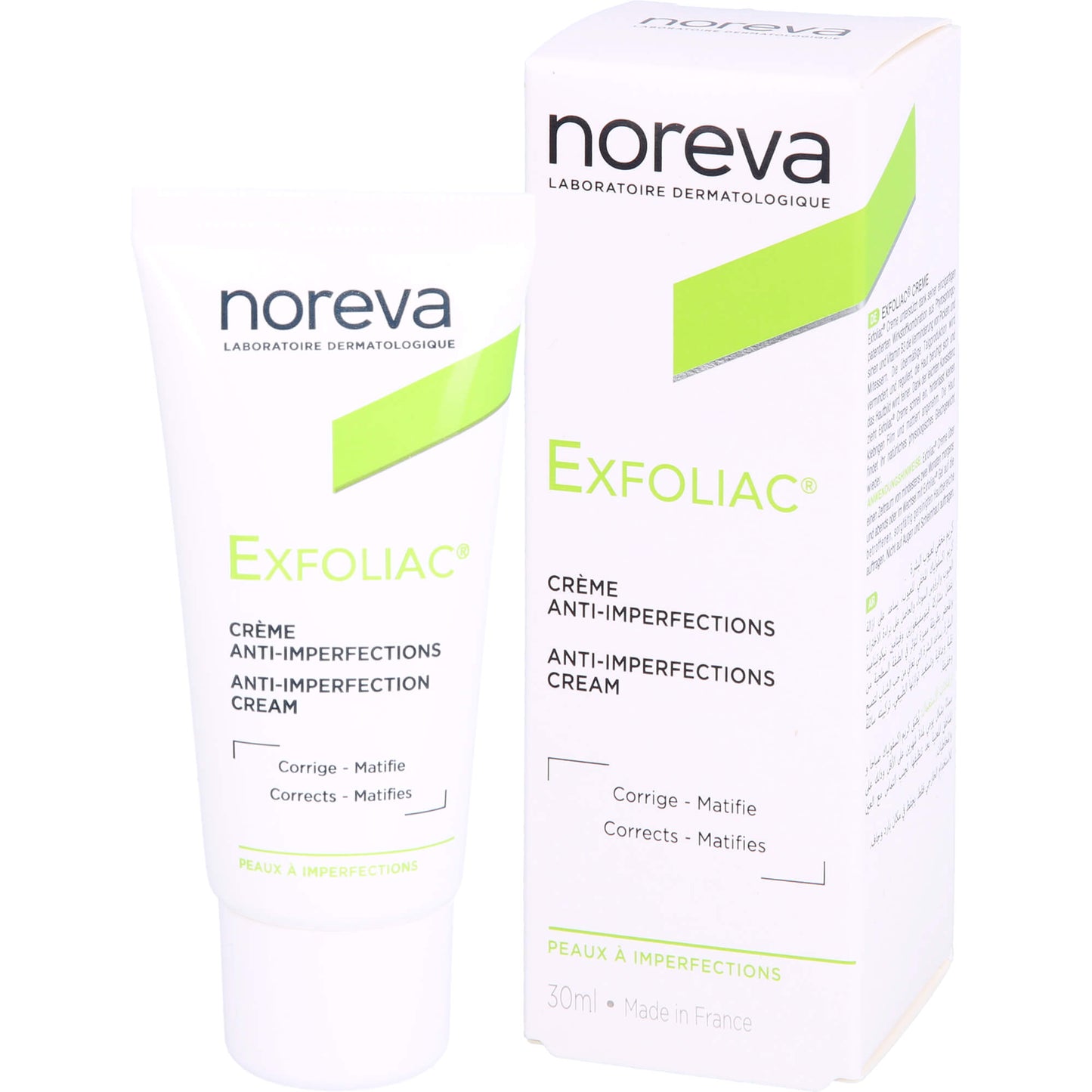 NOREVA Exfoliating Cream, (formerly Actipur) for acne-prone skin