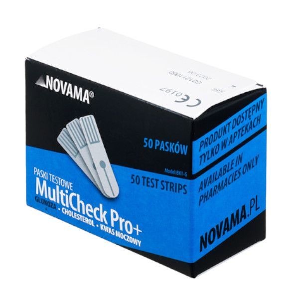 NOVAMA MultiCheck Pro+ Uric Acid Test Strips – ELIVERA UK
