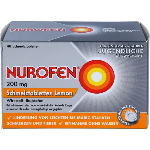 PAIN NUROFEN 200 mg melting tablets Lemon 48 pcs