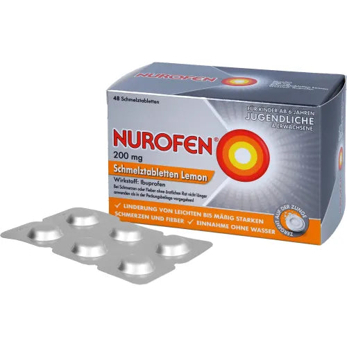 PAIN NUROFEN 200 mg melting tablets Lemon 48 pcs
