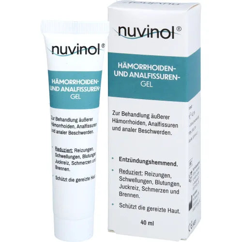 NUVINOL Hemorrhoid Gel and Anal Fissure Gel 40 ml