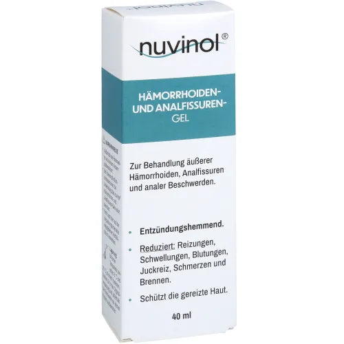NUVINOL Hemorrhoid Gel and Anal Fissure Gel 40 ml