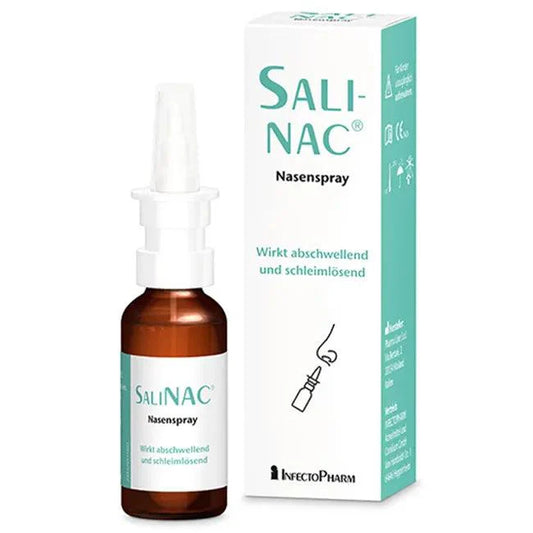 Nasal spray, stuffy nose, rhinitis, SALINAC UK