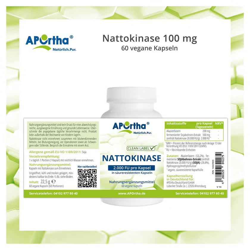 Nattokinase 100 mg Capsules