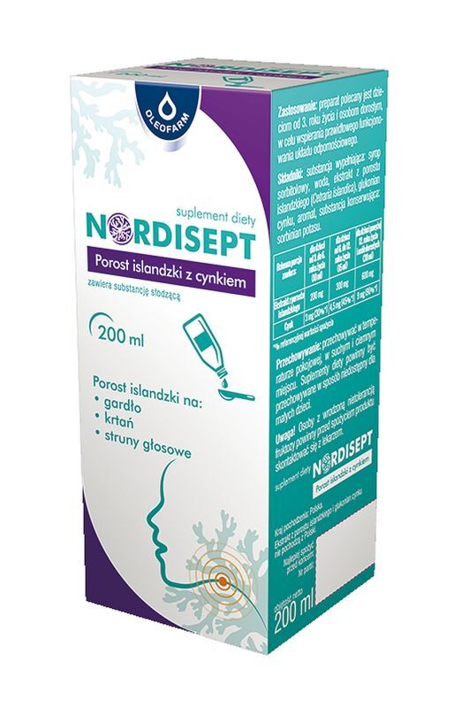 Nordisept Iceland Lichen with Zinc