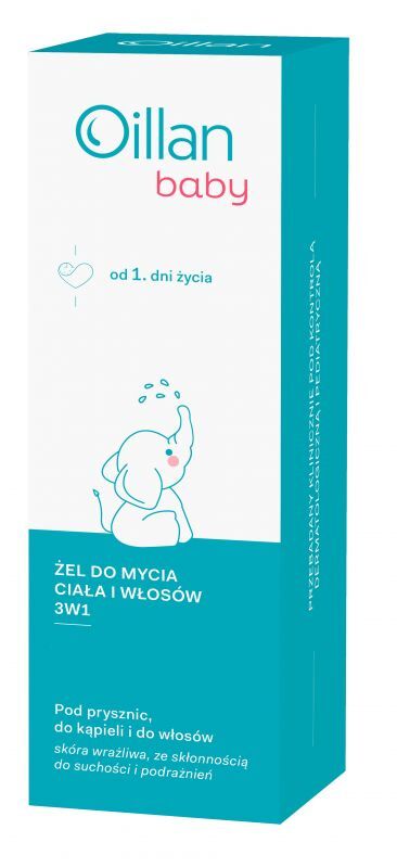 OILLAN BABY 3in1 Bath, Body and Hair Gel UK