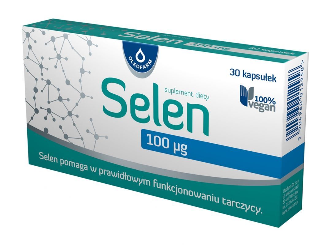 OLEOFARM Selenium 100 mcg 30 capsules