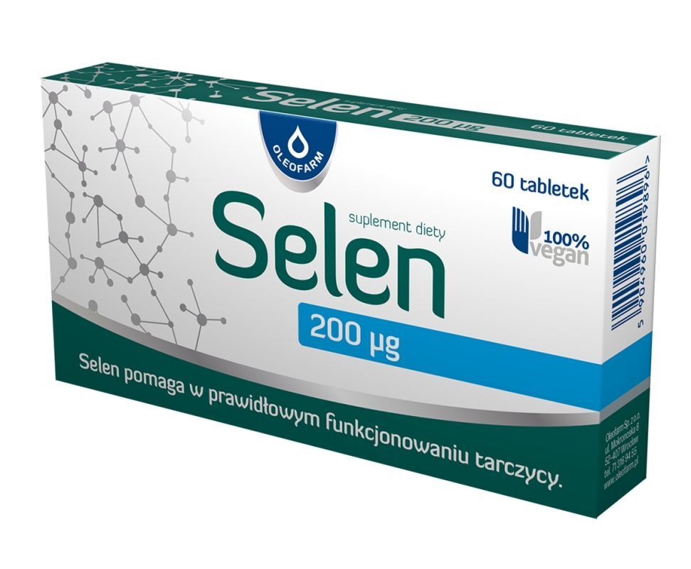 OLEOFARM Selenium 200 mcg 60 tablets
