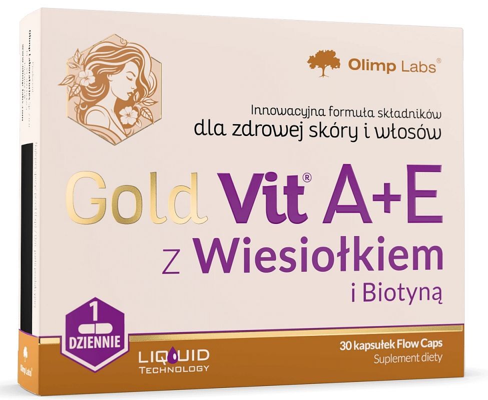 OLIMP Gold-Vit A + E with evening primrose and biotin x 30 capsules