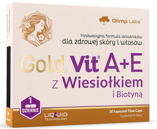 OLIMP Gold-Vit A + E with evening primrose and biotin x 30 capsules