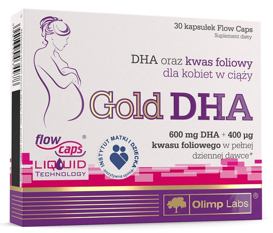 OLIMP Gold DHA x 30 capsules, dha supplement