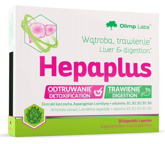 OLIMP Hepaplus x 30 capsules proper functioning of the liver and digestive system