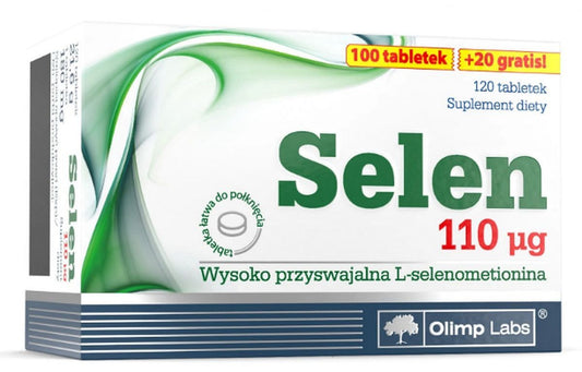 Olimp Selenium 110mcg x 120 tablets improves the condition of hair and nails