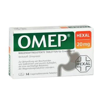 OMEP HEXAL 20 mg gastro-resistant tablets 14 pcs