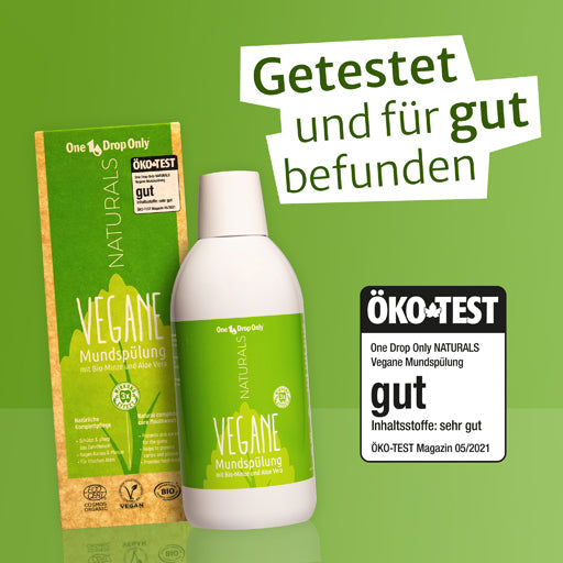 ONE DROP Only Naturals vegan mouthwash