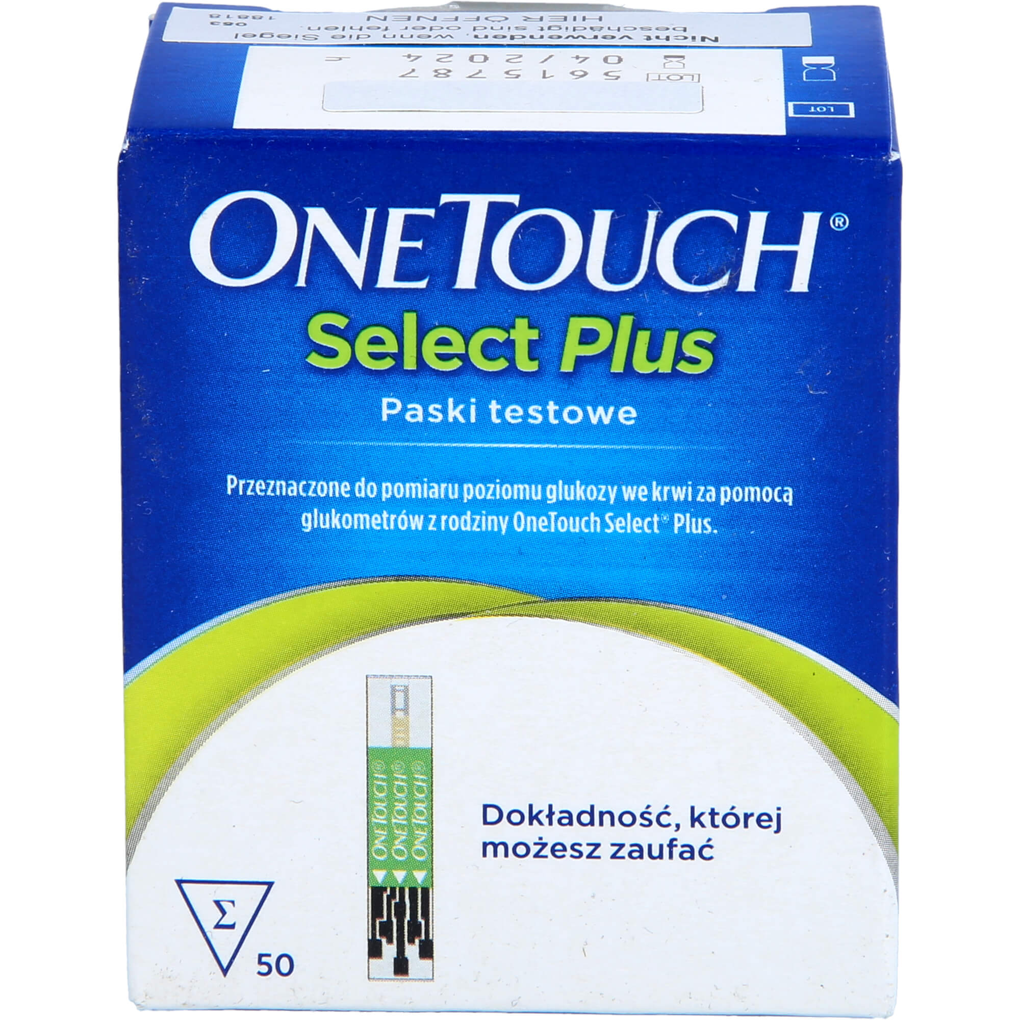 Plus Test ONE TOUCH Select Plus blood glucose test strips UK – ELIVERA UK