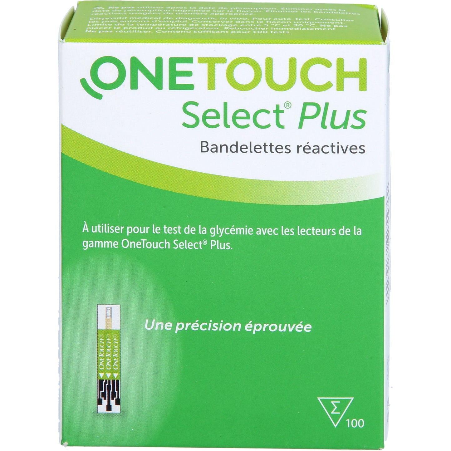 ONE TOUCH Select Plus blood glucose test strips