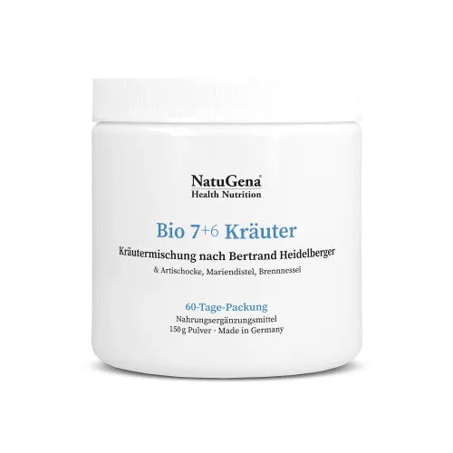 ORGANIC 7+6 herbs artichoke+milk thistle vegan powder 150 g