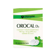 OROCAL D3 x 30 chewable tablets, vit d3