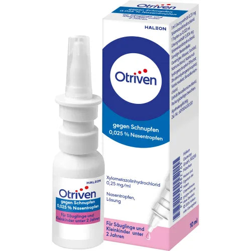 OTRIVEN against colds 0.025% nasal drops