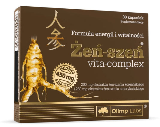 Olimp Ginseng Vita-Complex x 30 capsules American ginseng, Korean ginseng