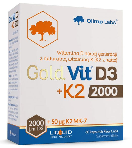Olimp Gold-Vit D3 2000 + K2 x 30 capsules