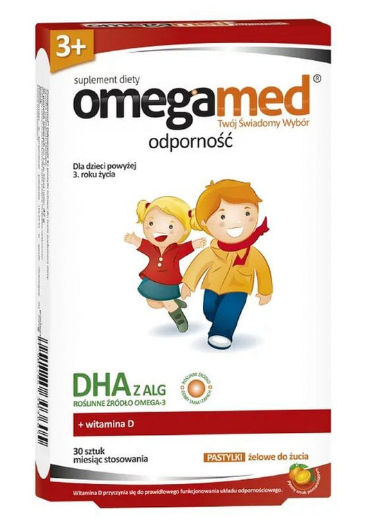 Omegamed resistance 3+ x 30 chewable gel tablets