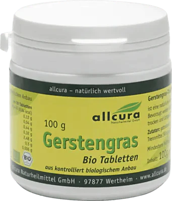 Organic barley grass tablets UK