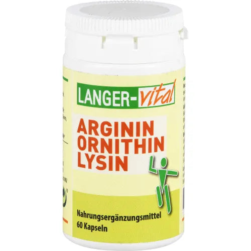 Ornithine lysine arginine, l-arginine l-ornithine 1000 mg/TG capsules